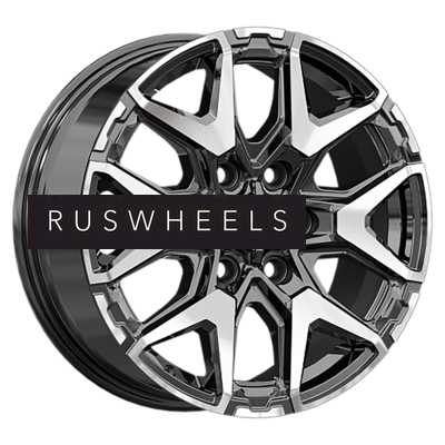 Диски КИК 7,5x18/6x139,7 ET40 D92,5 Гангут (КС1176) Алмаз черный Диски КИК 7,5x18/6x139,7 ET40 D92,5 Гангут (КС1176) Алмаз черный
