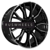 Диски PDW 8x18/5x112 ET30 D66,56 5438 Gloss Black Machine Edge and Milled Spoke (PDW)