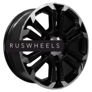 Диски Khomen Wheels 7,5x18/6x139,7 ET45 D93,1 KHW1817 (Mazda BT50) Black-FP