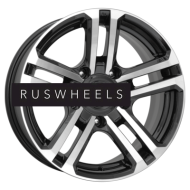 Диски КИК 7x16/5x139,7 ET30 D98 Палладика (КС591М) Алмаз черный Диски КИК 7x16/5x139,7 ET30 D98 Палладика (КС591М) Алмаз черный