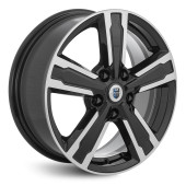 Диски КиК 6.5\R16 5*105 ET38 d56.6 алмаз чёрный