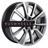 Диски Khomen Wheels 7x18/5x114,3 ET37 D66,5 KHW1802 (Dargo/Jolion) Gray-FP Диски Khomen Wheels 7x18/5x114,3 ET37 D66,5 KHW1802 (Dargo/Jolion) Gray-FP