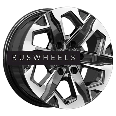 Диски КИК 7,5x17/6x114,3 ET30 D66,1 Тейт (КС1050) Алмаз черный Диски КИК 7,5x17/6x114,3 ET30 D66,1 Тейт (КС1050) Алмаз черный