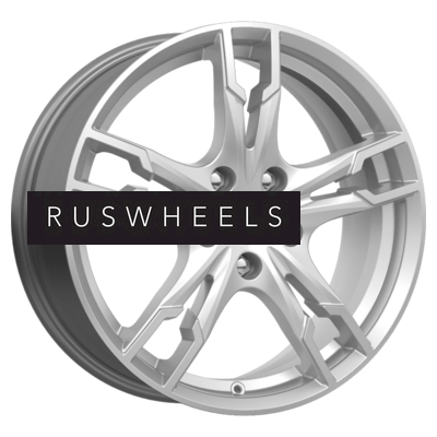 Диски КИК 7x17/5x112 ET40 D57,1 Солар-оригинал (КС875) Сильвер SK