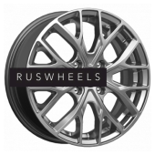 Диски КИК 6x16/4x98 ET35 D58,5 Лилиом (КС891) Дарк платинум