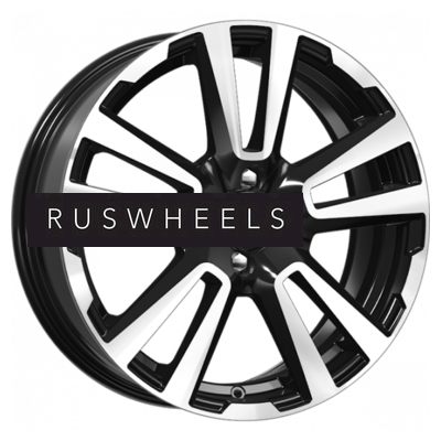 Диски КИК 6,5x17/4x100 ET43 D60,1 КС874 Алмаз черный