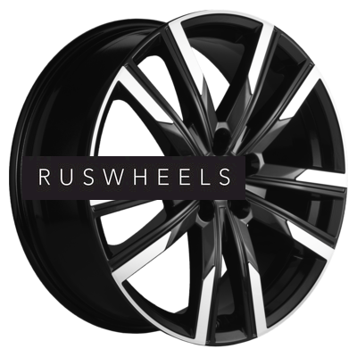 Диски Khomen Wheels 7,5x19/5x112 ET43 D57,1 KHW1905 (Kodiaq/Tiguan) Black-FP Диски Khomen Wheels 7,5x19/5x112 ET43 D57,1 KHW1905 (Kodiaq/Tiguan) Black-FP
