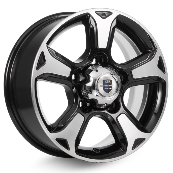 Диски КиК  Атлант (КС757)  7,0\R16 5*139,7 ET35  d108,5  Алмаз черный  [71532]  Fb max 950 kg