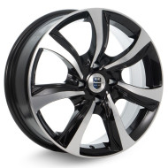 Диски КиК  Либерти (КС654)  7,0\R17 5*100 ET38  d67,1  Алмаз черный  [31172]