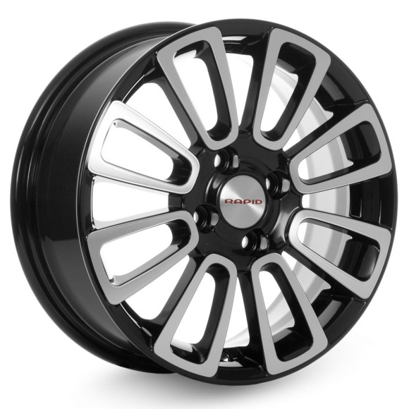 Диски КиК 6,0\R15 4*100 ET46 d54.1 Алмаз черный