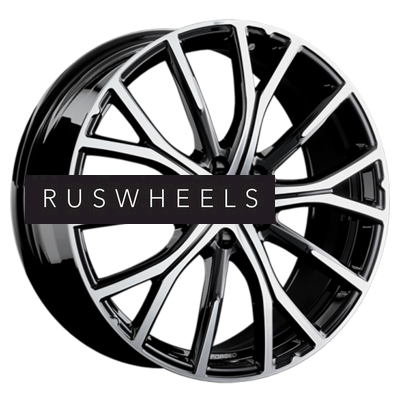 Диски LS Forged 8x19/5x120 ET50 D64,1 LS FG21 BKF (конус, C570)