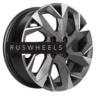 Диски Khomen Wheels 5,5x14/4x100 ET46 D54,1 KHW1402 (Alsvin/Getz/i20) Gray-FP