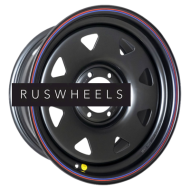 Диски Off-Road Wheels 8x17/6x139,7 ET0 D110 Тойота Ниссан (треуг. мелкий) Черный