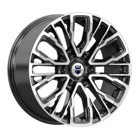 Диски КиК 8.5\R19 6*139.7 ET36 d100.1 Алмаз черный Диски КиК 8.5\R19 6*139.7 ET36 d100.1 Алмаз черный