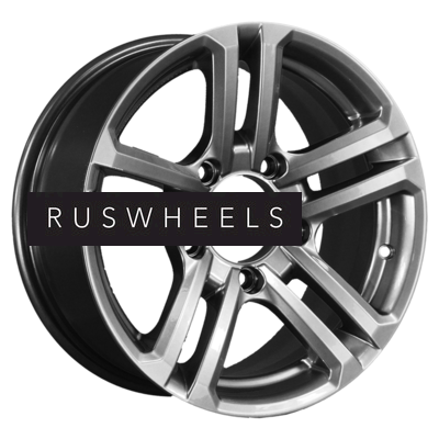 Диски КИК 7x16/5x139,7 ET5 D110,1 Палладика (КС591М) Дарк платинум