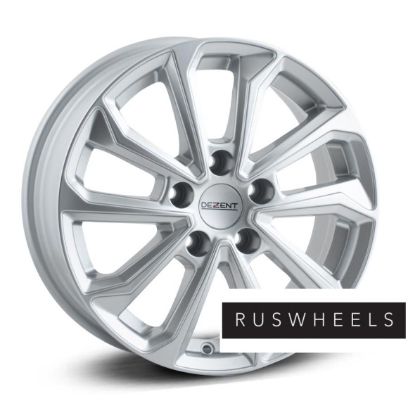 Диски Dezent R16 / 6.5J PCD 5x114.3 ЕТ 45 ЦО 67.1 KS silver