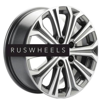 Диски Khomen Wheels 6,5x16/5x112 ET50 D57,1 KHW1610 (Octavia) Gray-FP Диски Khomen Wheels 6,5x16/5x112 ET50 D57,1 KHW1610 (Octavia) Gray-FP
