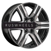 Диски Replay 7,5x18/6x139,7 ET25 D106,1 TY417 BKF (пш)