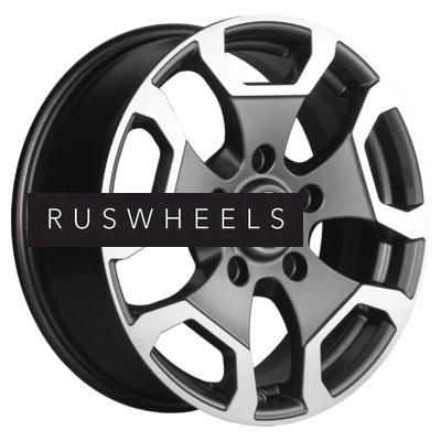 Диски Khomen Wheels 6,5x17/5x139,7 ET40 D98,5 KHW1725 (Niva Travel/Legend) Gray-FP Диски Khomen Wheels 6,5x17/5x139,7 ET40 D98,5 KHW1725 (Niva Travel/Legend) Gray-FP