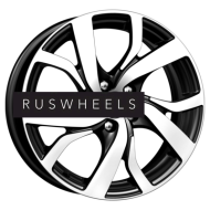 Диски КИК 6,5x16/5x114,3 ET45 D60,1 Палермо-оригинал (КС607) Алмаз черный