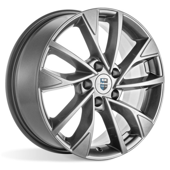 Диски КиК 7,0\R17 5*114.3 ET50 d67.1 Дарк платинум