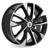 Диски КиК 7,0\R17 5*110 ET50 d67.1 алмаз чёрный
