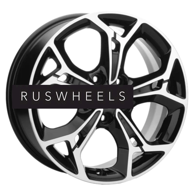 Диски Khomen Wheels 7x17/5x114,3 ET37 D66,5 KHW1702 (Jolion) Black-FP
