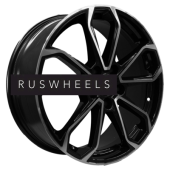 Диски Khomen Wheels 7x18/5x114,3 ET35 D60,1 KHW1816 (Changan/Geely/Lexus/Suzuki/Toyota) Black-FP