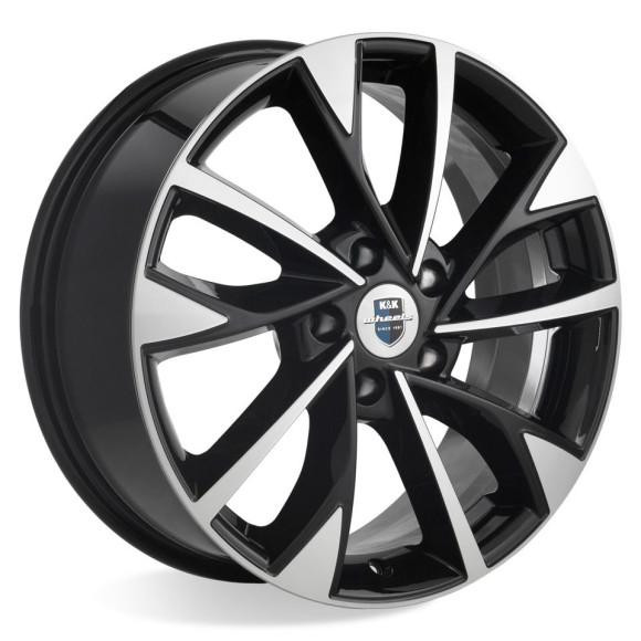 Диски КиК  Роквуд (КС900)  7,0\R17 5*112 ET40  d57,1  Алмаз черный  [77072]  <С>