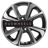 Диски Khomen Wheels 6x15/4x100 ET39 D56,6 KHW1501 (Cobalt) Black-FP