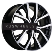 Диски Khomen Wheels 7x18/5x114,3 ET35 D66,1 KHW1806 (Koleos) Black-FP