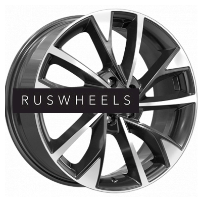Диски КИК 7x17/5x110 ET38 D65,1 Роквуд (КС900) Алмаз черный