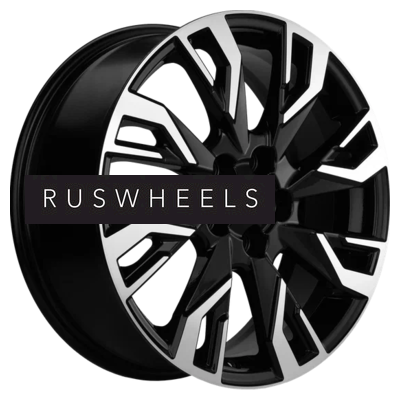 Диски Khomen Wheels 7x18/5x114,3 ET40 D66,5 KHW1809 (Haval Dargo) Black-FP Диски Khomen Wheels 7x18/5x114,3 ET40 D66,5 KHW1809 (Haval Dargo) Black-FP
