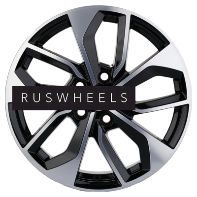 Диски Khomen Wheels 7x17/5x112 ET40 D57,1 KHW1703 (Kodiaq/Tiguan) Black-FP Диски Khomen Wheels 7x17/5x112 ET40 D57,1 KHW1703 (Kodiaq/Tiguan) Black-FP