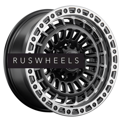 Диски LS 8,5x17/6x139,7 ET25 D100,1 1348 BKSL (конус, Колпак+лого)