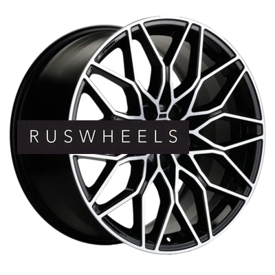 Диски Khomen Wheels 8,5x19/5x108 ET48 D60,1 KHW1902 (Chery Tiggo 8/8 Pro) Black-FP
