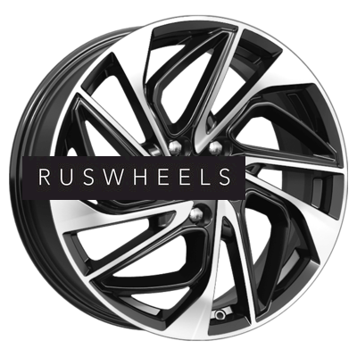 Диски КИК 7x18/5x112 ET43 D57,1 КС883 Алмаз черный SK