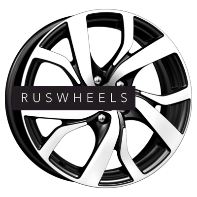 Диски КИК 6,5x16/5x114,3 ET46 D67,1 Палермо-оригинал (КС607) Алмаз черный