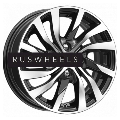 Диски K&K 6x15/4x100 ET40 D60,1 КС882 Алмаз черный