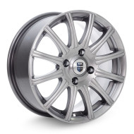 Диски КиК  Сиеста-оригинал (КС474)  6,0\R15 4*100 ET50  d60,1  Дарк платинум  [r73390]