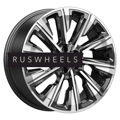 Диски K&K 7,5x19/5x114,3 ET35 D60,1 Галего (КС1039) Алмаз черный